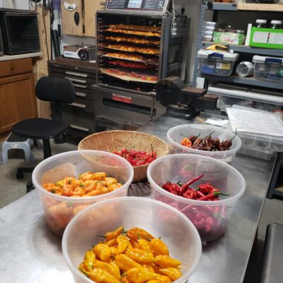 peppers in garage