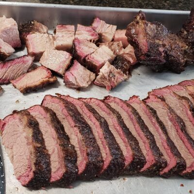 Brisket sliced