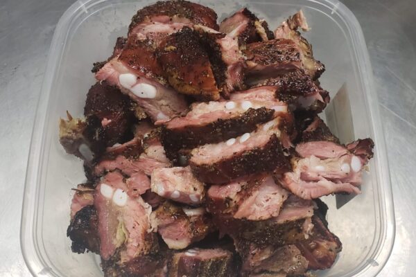 rib tips in container